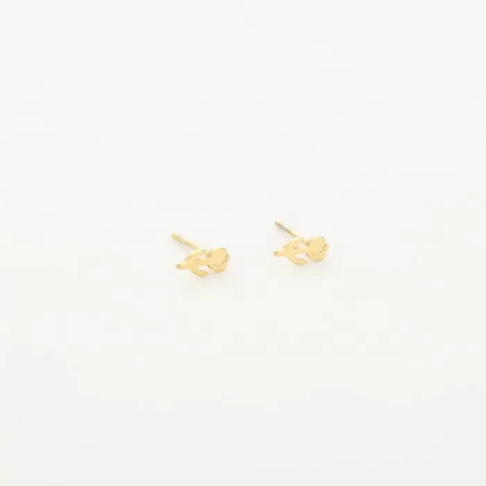 Ear Stud Tulp - Gold - Sieradenbycelin Sieradenbycelin Sieradenbycelin