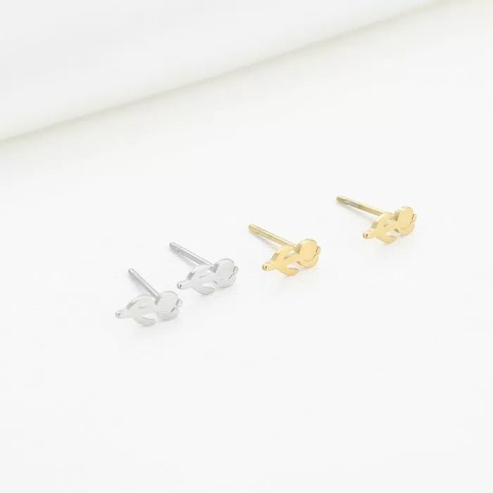 Ear Stud Tulp - Gold - Sieradenbycelin Sieradenbycelin Sieradenbycelin