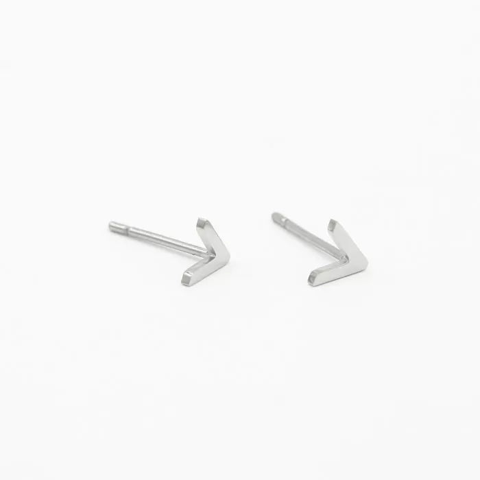 Ear Stud V - Silver - Sieradenbycelin Sieradenbycelin Sieradenbycelin