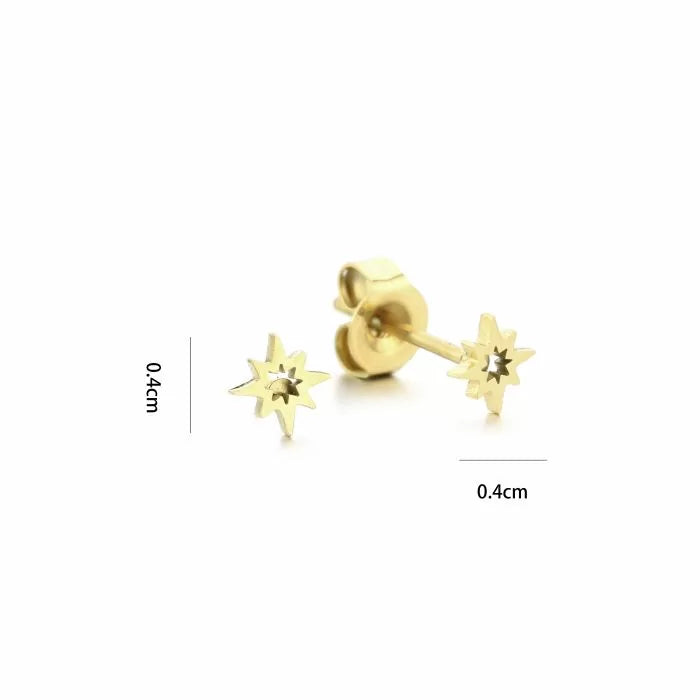 Ear Stud Galaxy - Gold - Sieradenbycelin Sieradenbycelin Sieradenbycelin