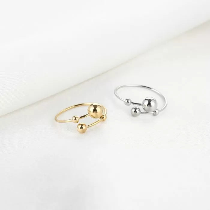 Dotted Art Ring - Gold