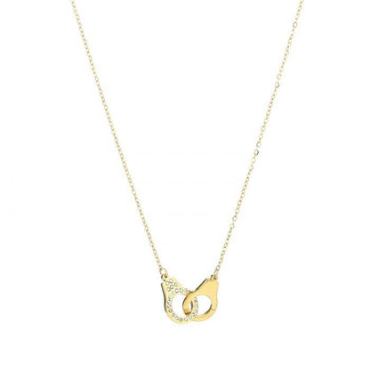 Handcuffs Necklace - Gold
