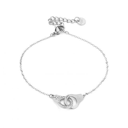 Handcuffs Bracelet - Silver