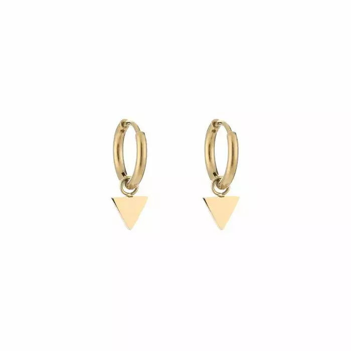 Basic Triangle Earrings - Gold - Sieradenbycelin Sieradenbycelin Sieradenbycelin