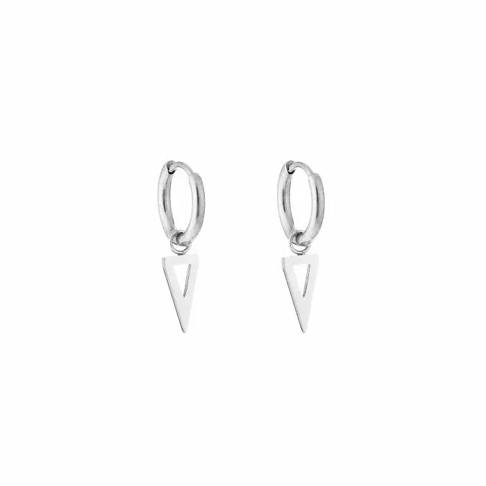 Basic Anouk Earrings - Silver - Sieradenbycelin Sieradenbycelin Sieradenbycelin