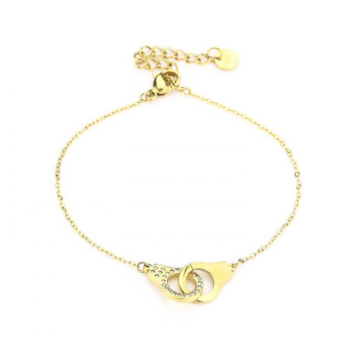 Handcuffs Bracelet - Gold
