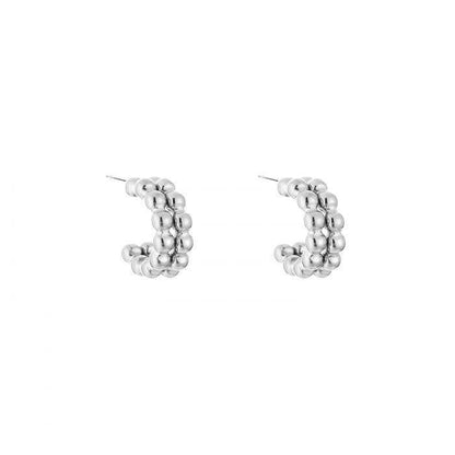 Party Point Earrings - Silver