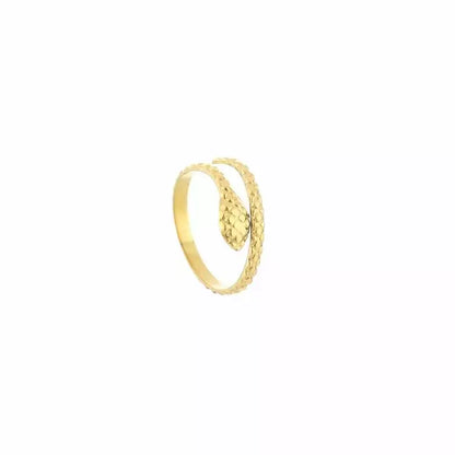 Small Snake Ring - Gold