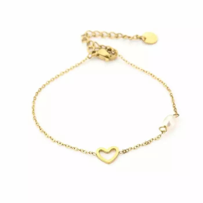 Love Parel Bracelet - Gold - Sieradenbycelin Sieradenbycelin Sieradenbycelin