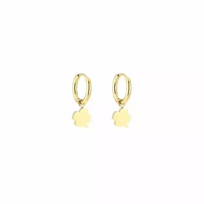 Basic Clover Earrings - Gold