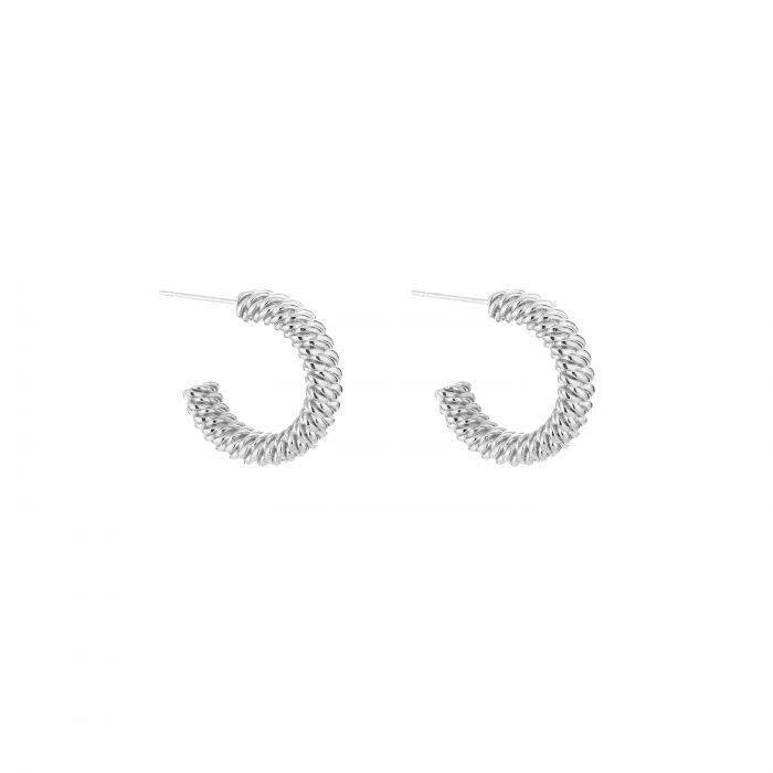 Twizy Earrings - Silver