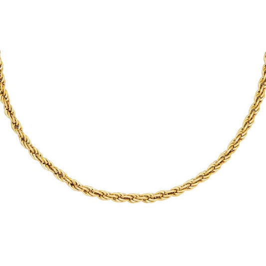 Twisted Chain Necklace - Gold