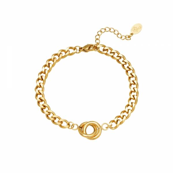 Interwined Bracelet - Gold - Sieradenbycelin Sieradenbycelin Sieradenbycelin