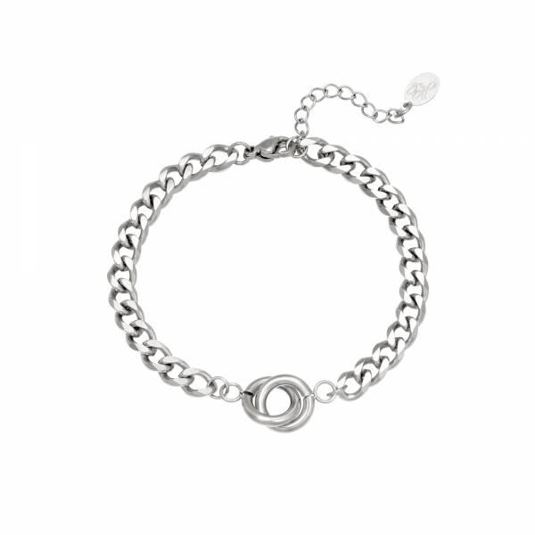 Interwined Bracelet - Silver