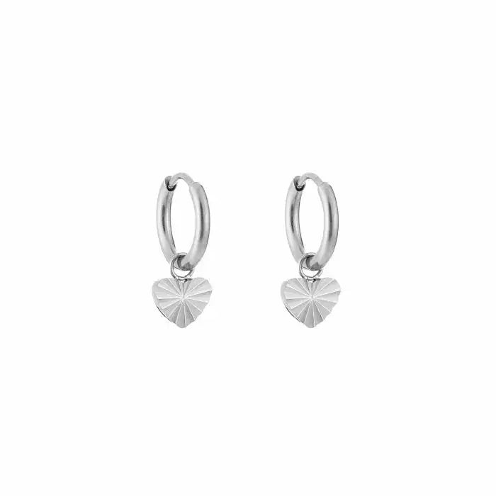 Basic Rox Earrings - Silver - Sieradenbycelin Sieradenbycelin Sieradenbycelin