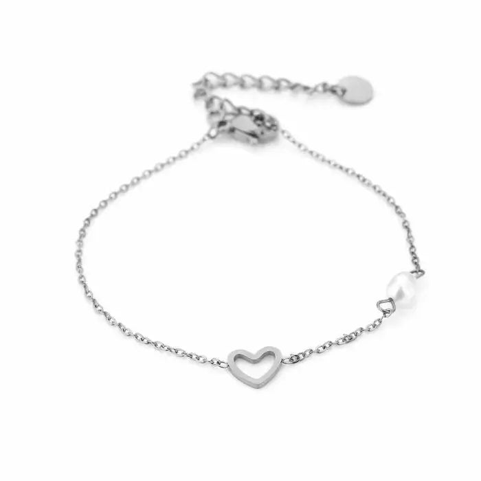 Love Parel Bracelet - Silver - Sieradenbycelin Sieradenbycelin Sieradenbycelin