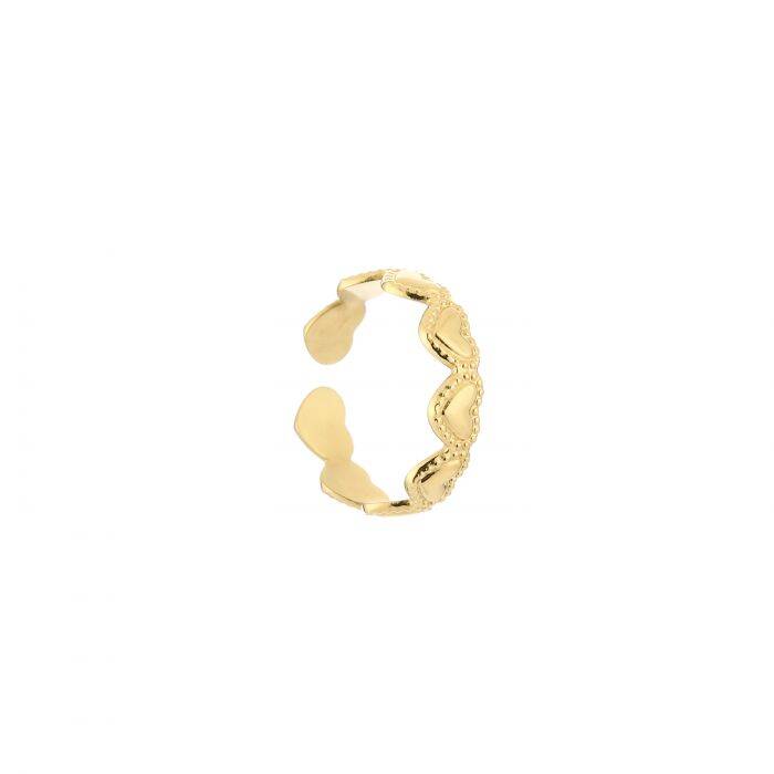 Lot Heart Ring - Gold - Sieradenbycelin Sieradenbycelin Sieradenbycelin