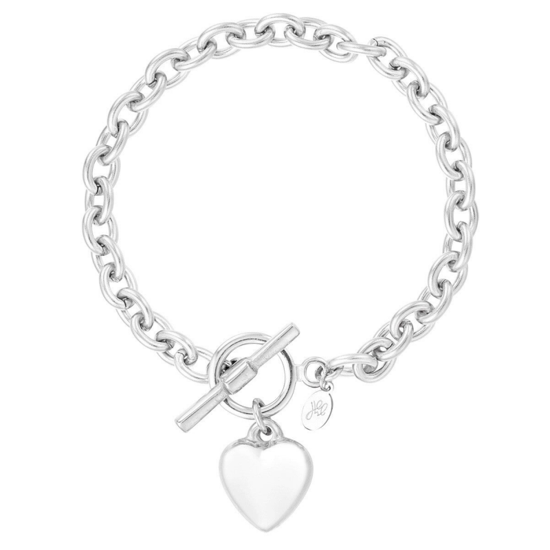 Schakel Love Bracelet - Silver