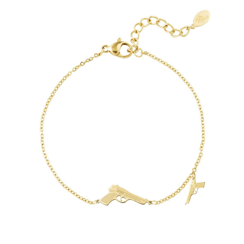 Two Guns Bracelet - Gold