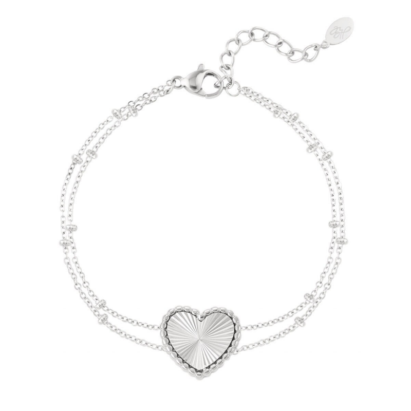 Lianne Heart Bracelet - Silver - Sieradenbycelin Sieradenbycelin Sieradenbycelin