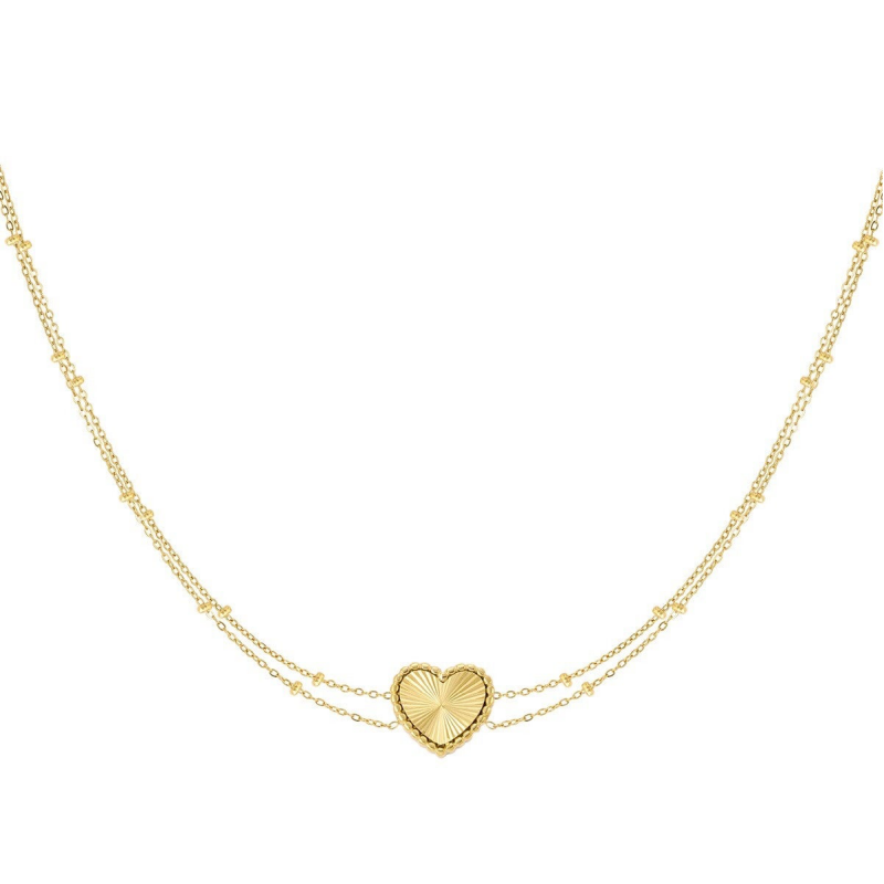 Lianne Heart Necklace - Gold