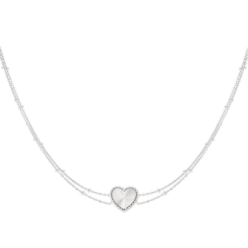 Lianne Heart Necklace - Silver - Sieradenbycelin Sieradenbycelin Sieradenbycelin