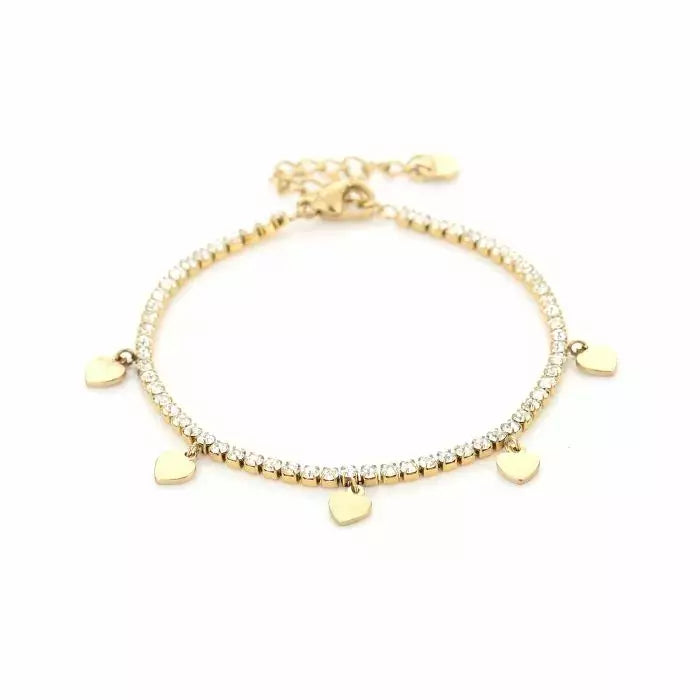 Diamond Love Bracelet - Gold