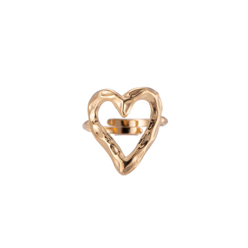 Heart Ring - Gold - Sieradenbycelin Sieradenbycelin Sieradenbycelin