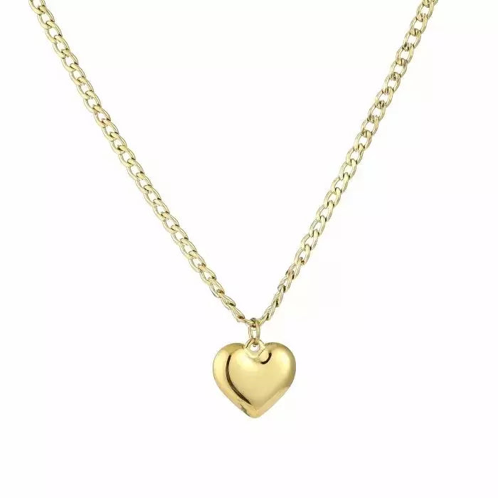 Denise Heart Necklace - Gold