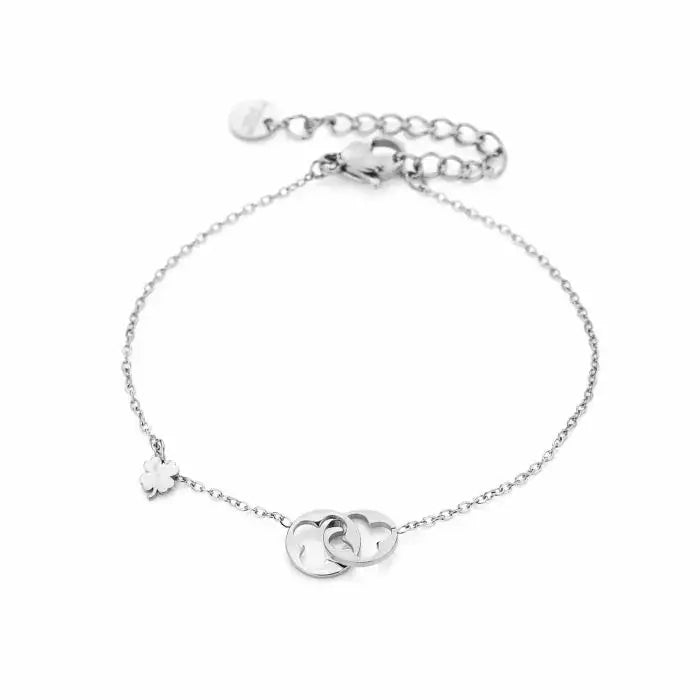 Lucky Clover Bracelet - Silver - Sieradenbycelin Sieradenbycelin Sieradenbycelin