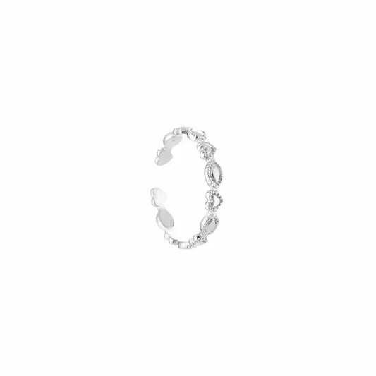 Basic Figure Ring - Silver