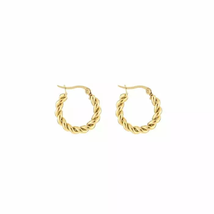 Twisted Small Earrings - Gold