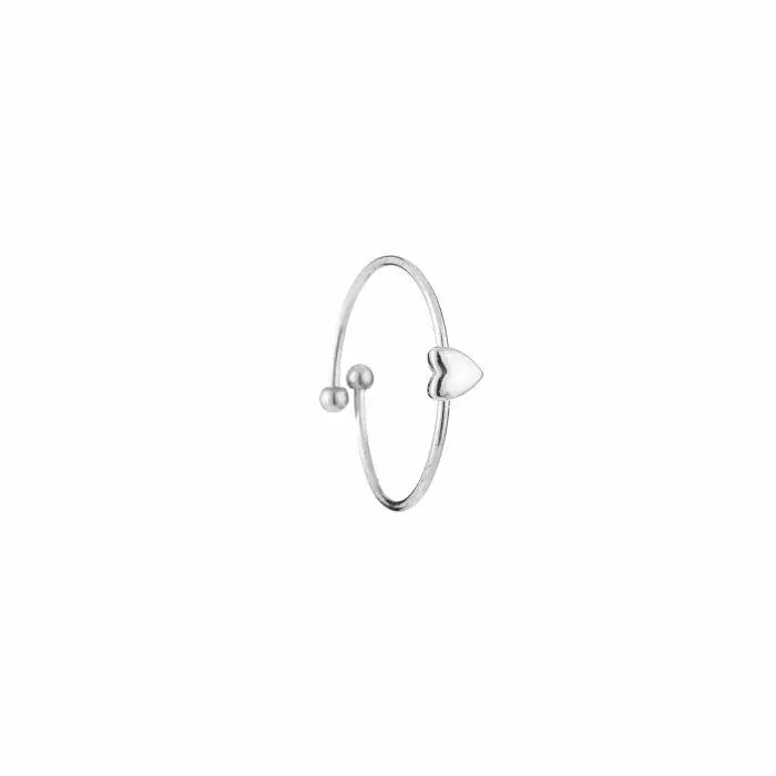 Small Heart Ring - Silver