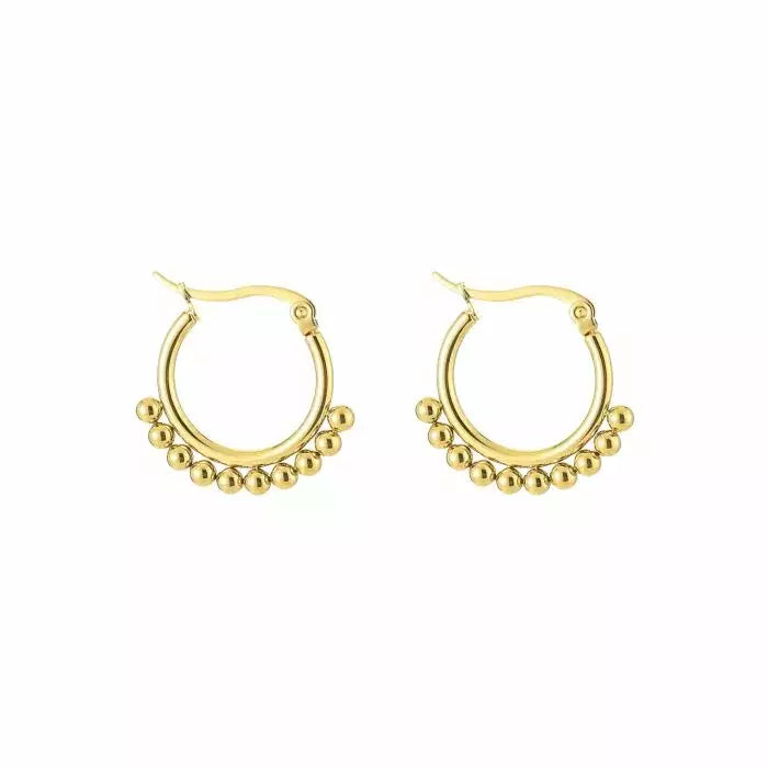 Dots Earrings - Gold - Sieradenbycelin Sieradenbycelin Sieradenbycelin