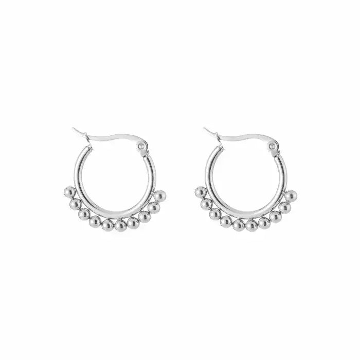 Dots Earrings - Silver
