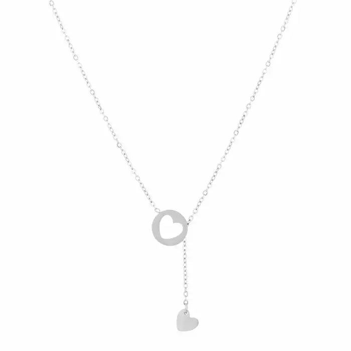 Fall in Love Necklace - Silver - Sieradenbycelin Sieradenbycelin Sieradenbycelin