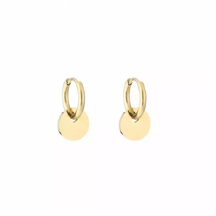 Basic Circle Earrings - Gold - Sieradenbycelin Sieradenbycelin Sieradenbycelin