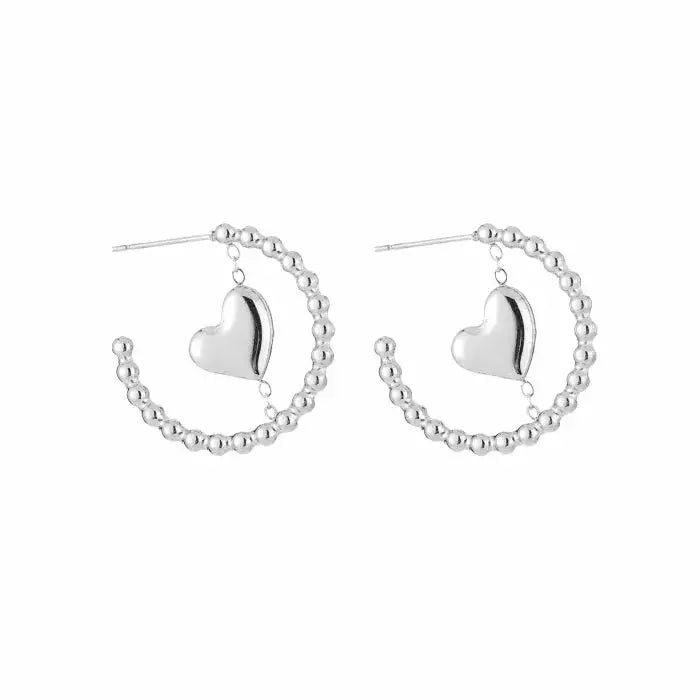 Veerle Earrings - Silver