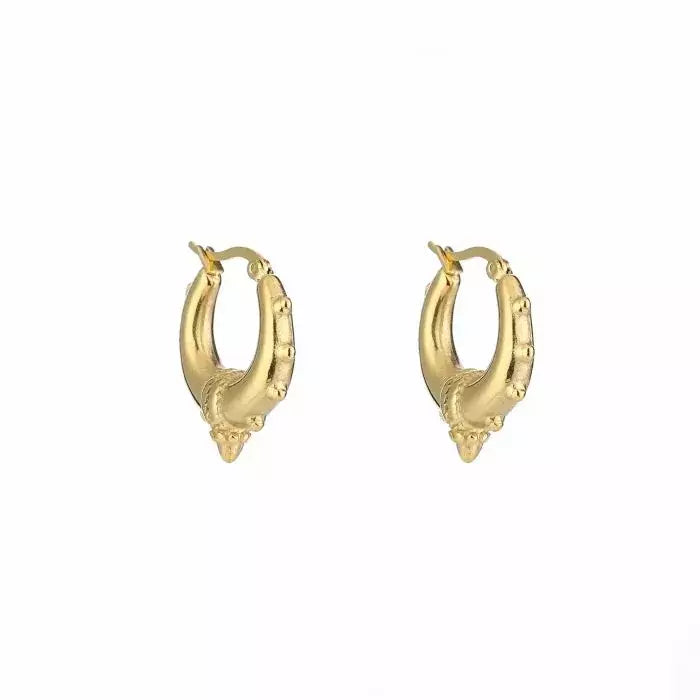 Bali Statement Earrings - Gold - Sieradenbycelin Sieradenbycelin Sieradenbycelin